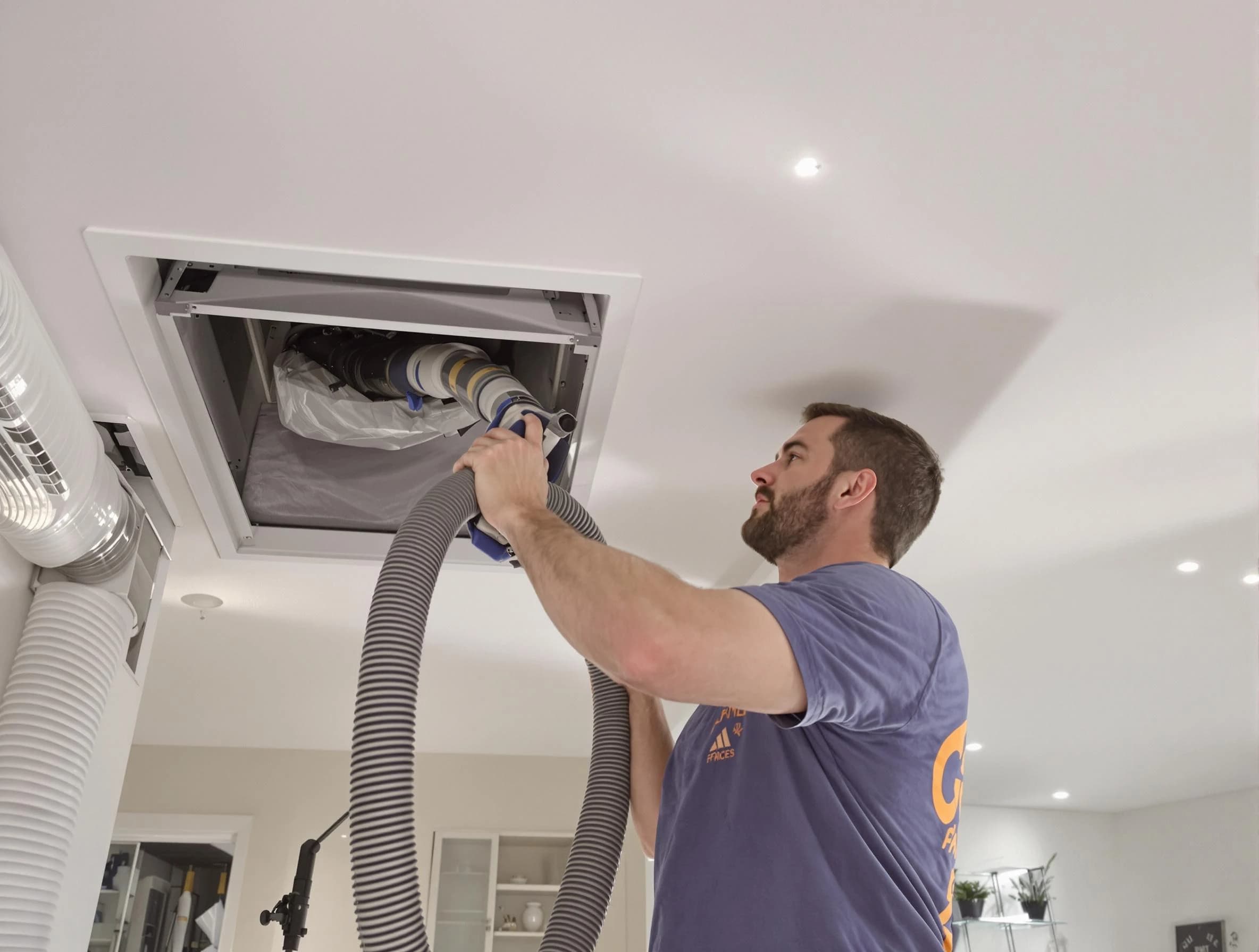 Precision indoor duct cleaning by Evans Air Duct Cleaning in Evans