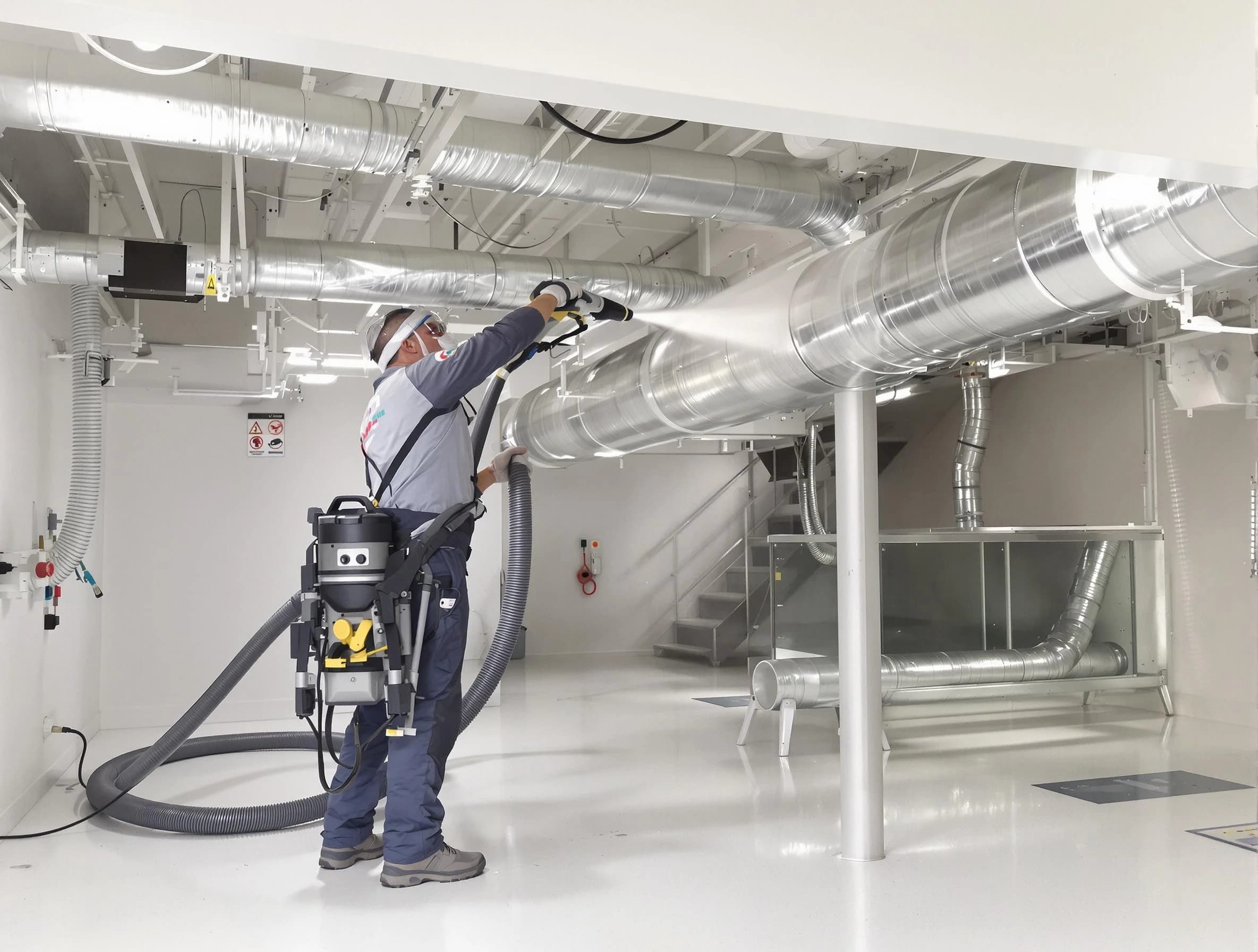 Professional central duct cleaning by Evans Air Duct Cleaning in Evans