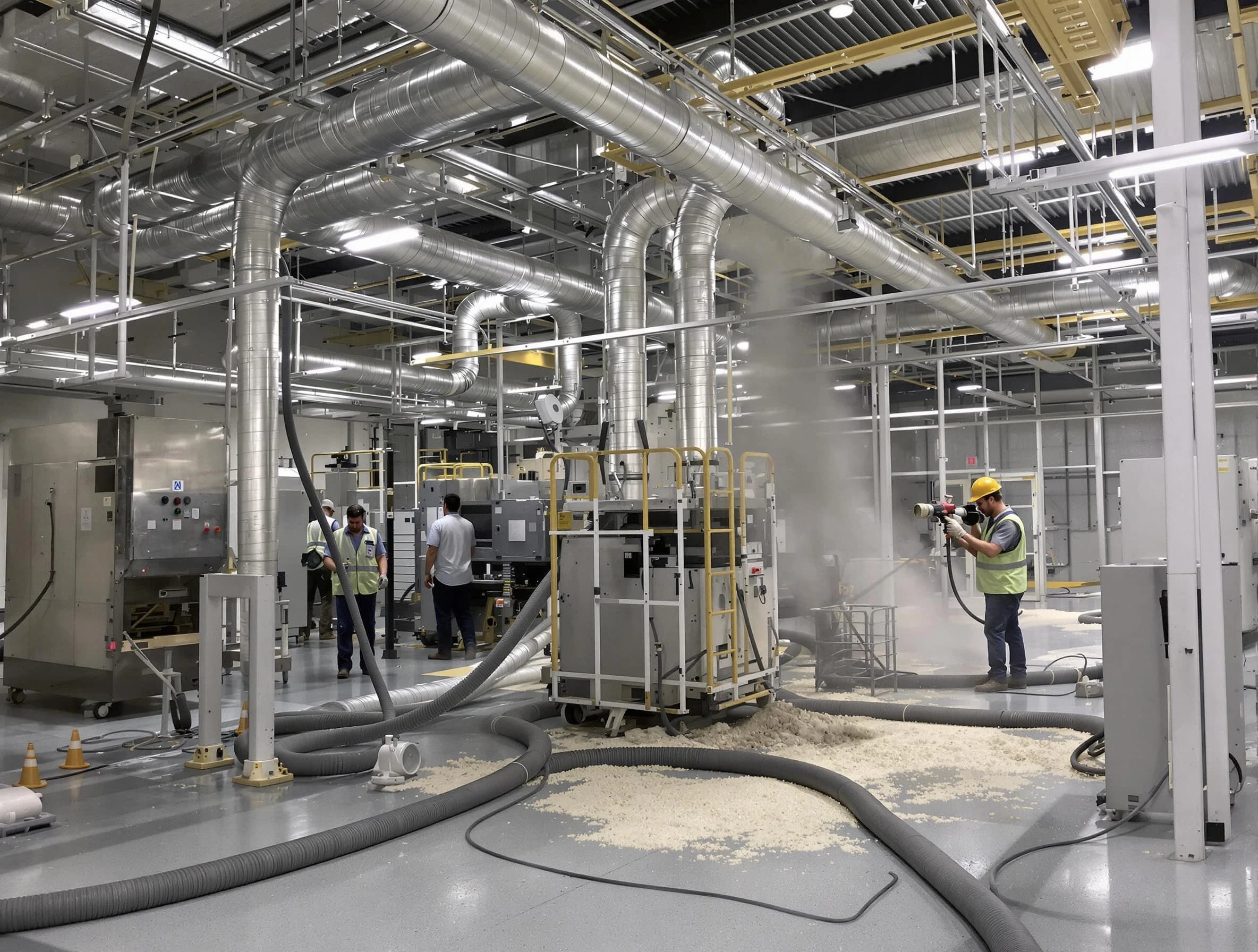 Heavy-duty industrial duct cleaning by Evans Air Duct Cleaning in Evans