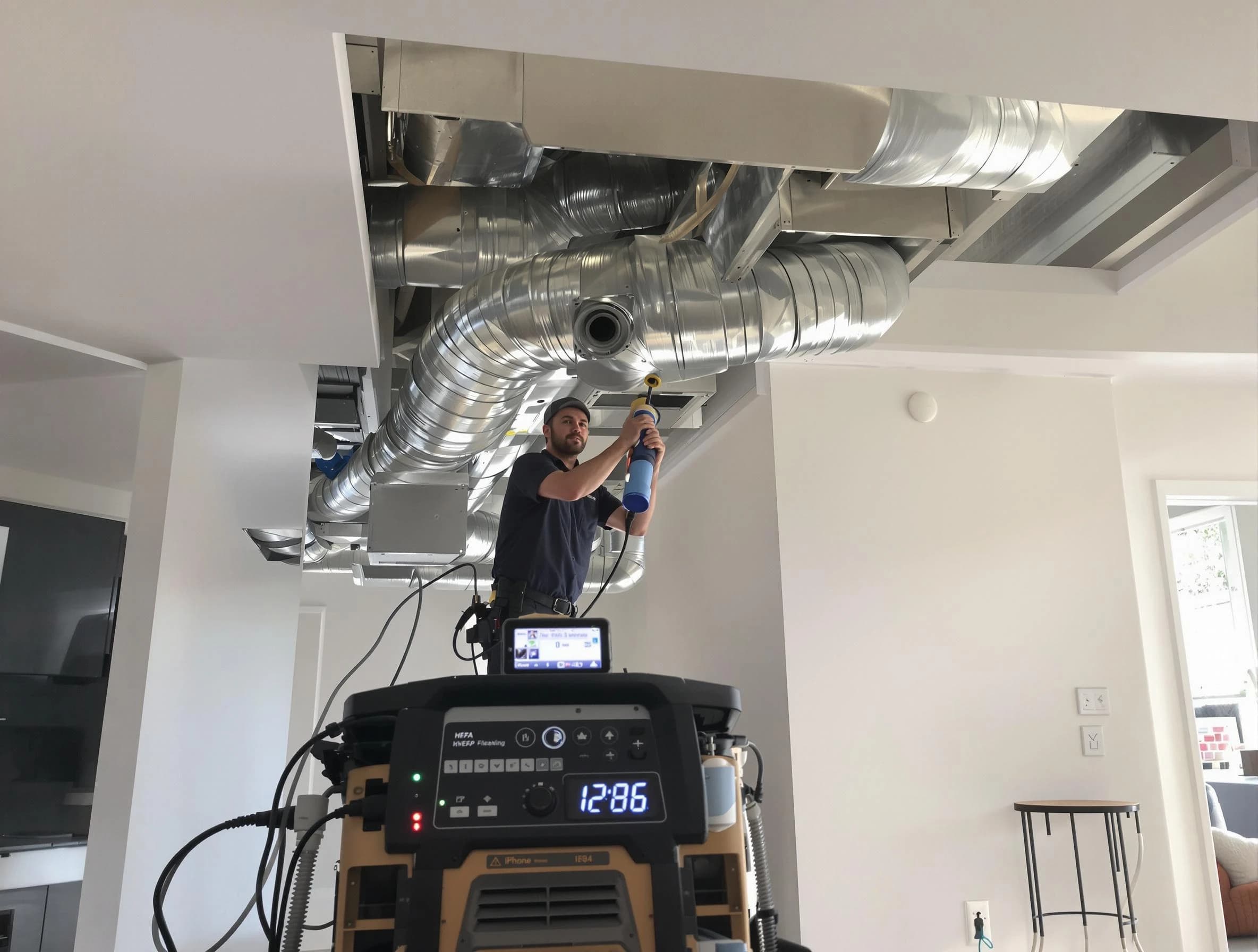 Advanced pure air duct cleaning by Evans Air Duct Cleaning in Evans