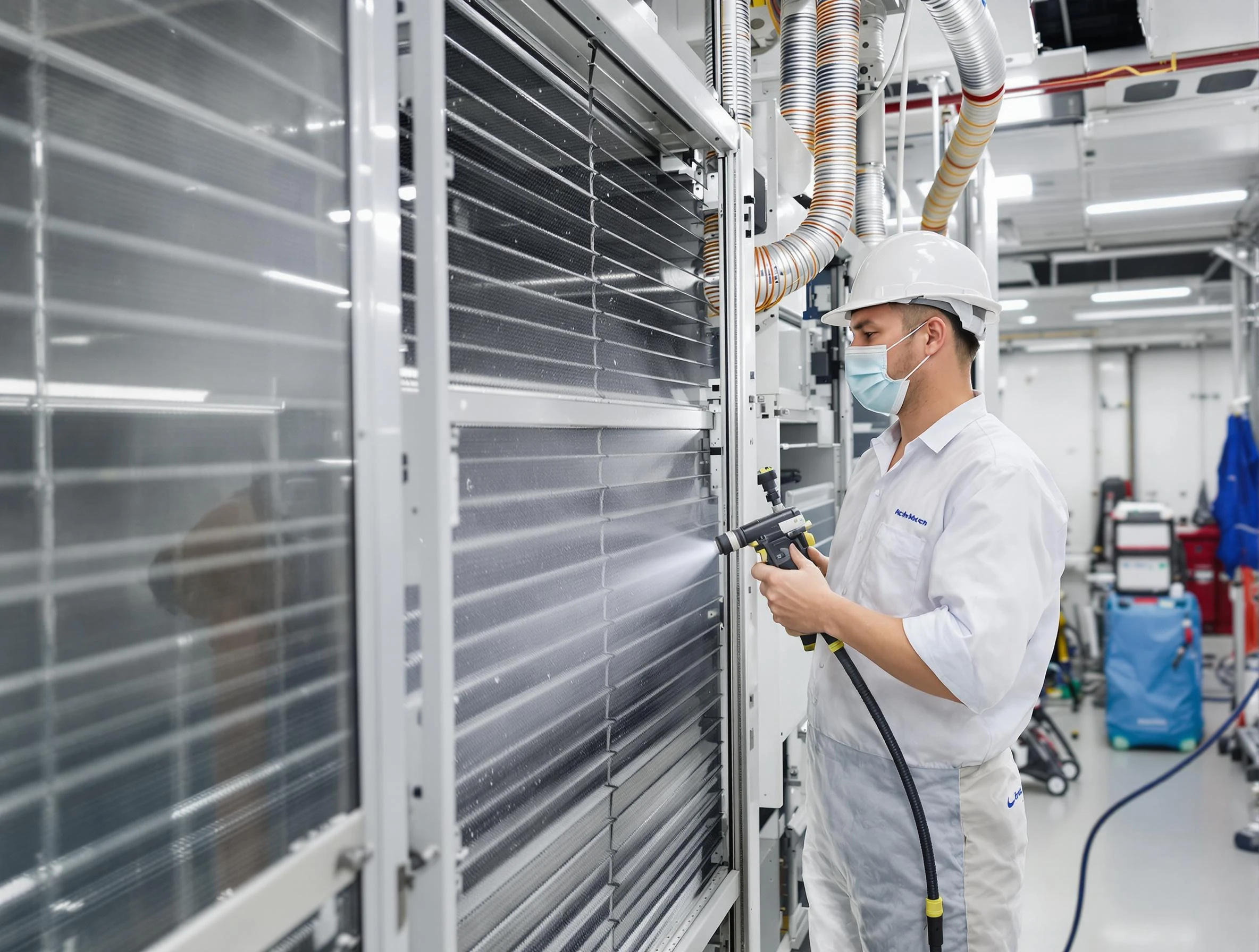 Professional AC coil cleaning by Evans Air Duct Cleaning in Evans