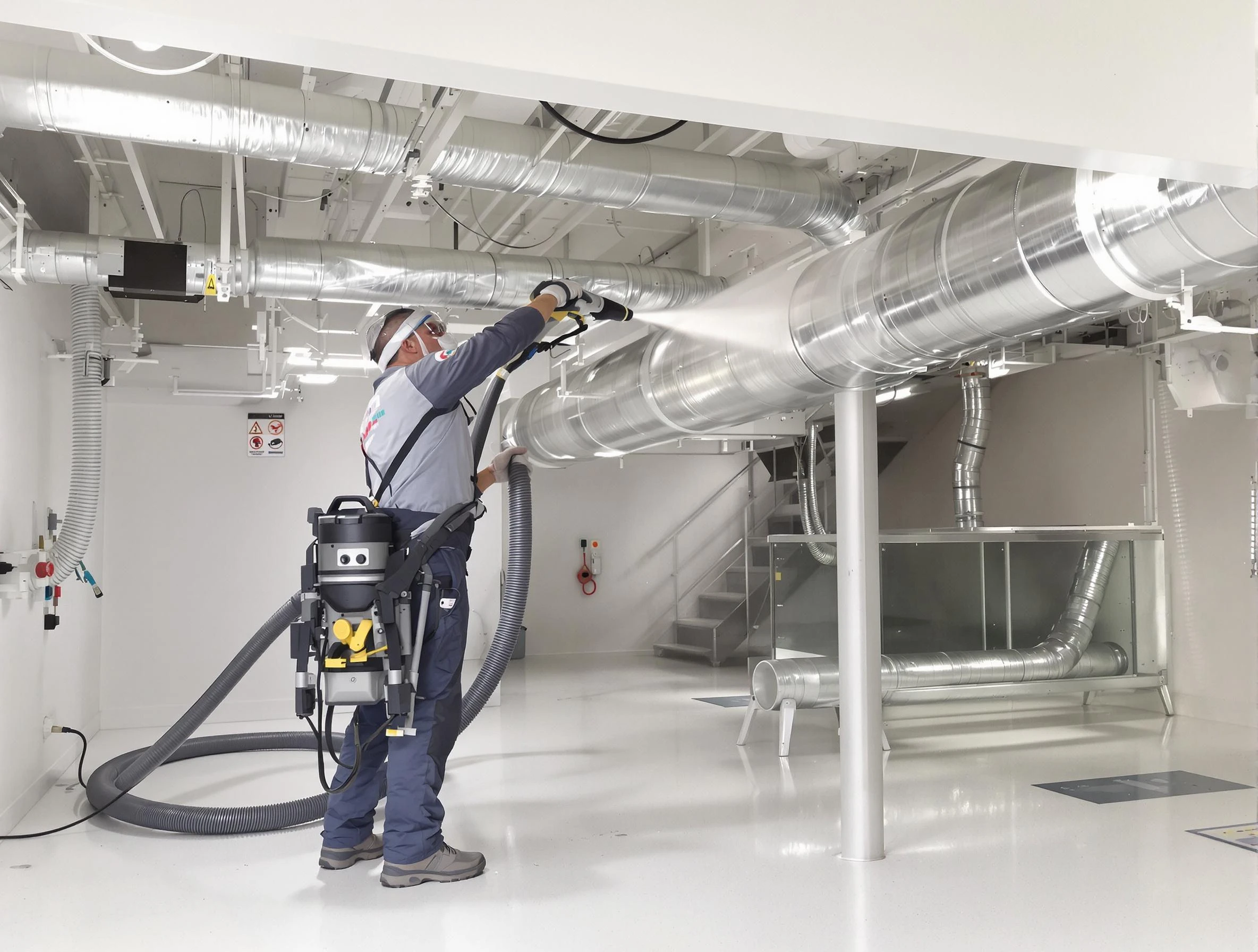 Professional central duct cleaning by Evans Air Duct Cleaning in Evans