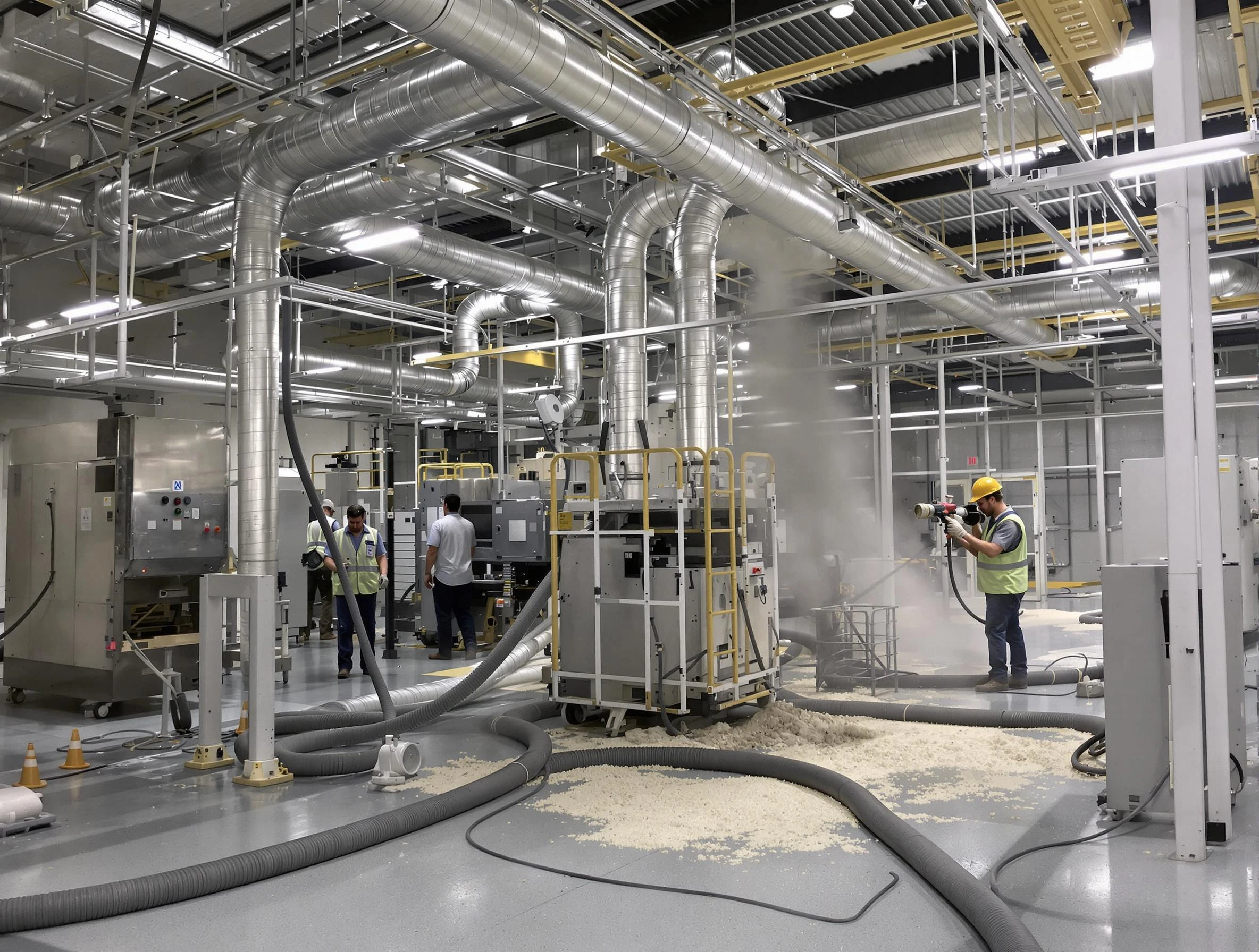 Heavy-duty industrial duct cleaning by Evans Air Duct Cleaning in Evans