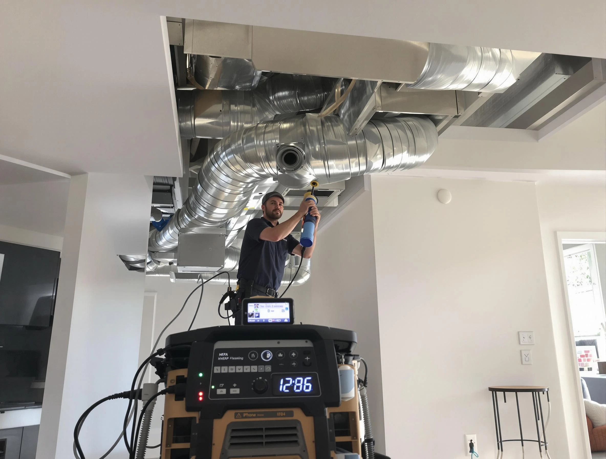 Advanced pure air duct cleaning by Evans Air Duct Cleaning in Evans